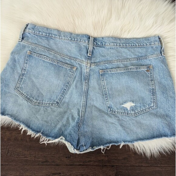 Madewell Relaxed Denim Shorts in Madera Wash: Side-Slit Edition Size 33 - Picture 6 of 6